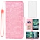 Asuwish Compatible with Nokia 6.2/7.2 Wallet Case and Tempered Glass Screen Protector Card Holder Stand Magnetic Leather Flip Cell Accessories Phone Cover for Nokia6.2 Nokia7.2 Women Men Rose Gold