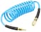 YOTOO Polyurethane Recoil Air Hose 1/4" Inner Diameter by 10' Long with Bend Restrictor, 1/4" Industrial Quick Coupler and Plug, Blue