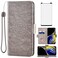 Compatible with Samsung Galaxy Note 9 Wallet Case and Tempered Glass Screen Protector Card Holder Stand Magnetic Leather Flip Phone Cover for Galaxies Note9 Gaxaly Glaxay Not S9 Women Men Grey