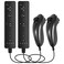 Hiyuky Wii Controller 2 Pack with 2 Nunchucks,Wii Remote for Wii/Wii U,Support Speaker and Vibration
