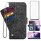 Asuwish Compatible with OnePlus 7 Pro Wallet Case Tempered Glass Screen Protector Card Holder Stand Kickstand Flip Phone Cases for OnePlus7Pro 5G One Plus 1+7 1Plus OnePlus7 7Pro One+ 1 + Seven Black