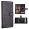 Phone Case for Google Pixel 3 XL Folio Flip Wallet Case,PU Leather Credit Card Holder Slots Full Body Protection Kickstand Protective Phone Cover for Pixel3XL Pixel3 LX Pixle 3XL Cases Black