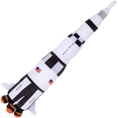 ArtCreativity Saturn Rocket Plush Toy for Kids, 18.5 Inch Space Shuttle Stuffed Toy with Realistic Details, Space Room D&eacute;cor, NASA Spaceship Nursery D&eacute;cor, Great Outer Space Toys for Boys &amp; Girls