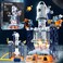 Space Shuttle Rocket Toys Rocket Launcher for Kids Age 5 6 7 8 9 10 11, 5-in-1 STEM Space Toys with Launch Center, Astronauts, Console, Projection Lamp, Spaceship Toys for Boys Birthday