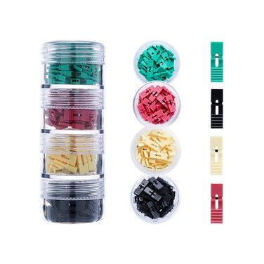 200 Pieces Standard Computer Jumper Caps with Handle Pin Shunt Short Circuit 2-Pin Connector (Shunts). Suitable for Arduino Raspberry Pi PCB PC DVD HDD Motherboard Shorting and Other Items.