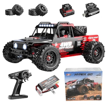 Speedywheels MJX Hyper Go 14209 High Speed 55km/h Offroad RC Car for Adults 4WD, 2.4G Independent Electronics, Brushless RC Truck 4x4 Electric Powered