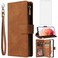 Asuwish Compatible with Samsung Galaxy S22 Plus Glaxay S22+ 5G Wallet Case Tempered Glass Screen Protector and Flip Cover Card Holder Cell Phone Cases for Gaxaly S22+5G S22plus 22S + S 22 22+ G5 Brown