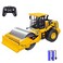 Leopmase Remote Control Road Roller Toy, 7 Channel Remote Control Construction Toys Vehicles with Lights, RC Road Roller Toys for Boys, Birthday Gifts Ideas for Kids