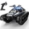 Supdex RC Tank Car, 1:12 Remote Control Crawler 12KM/H High Speed Tank, 2.4Ghz RC Rock Crawler Off-Road 4WD 360&deg;Rotating Drifting Car with Rechargeable Battery,Military Truck Toy for Adults and Kids