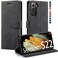 Samsung Galaxy S22 5G Case,Samsung Galaxy S22 5G Wallet Case with Card Holder Kickstand Magnetic RFID Blocking,Leather Flip Case Wallet for Galaxy S22 5G 6.1 Inch(Black)
