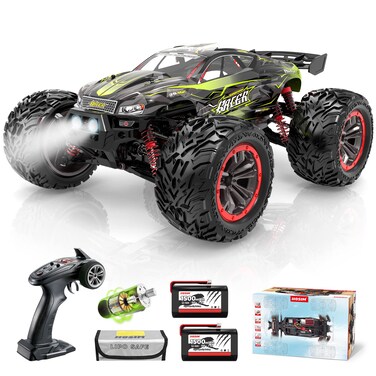Hosim 9156 46+ KMH High Speed RC Monster Trucks 1:12 Scale Large Size RC Cars for Adults Boys Kids- Radio Controlled RC Off Road Electronic Hobby Grade Remote Control Cars(Green)