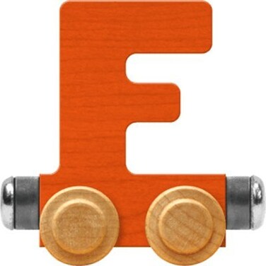 NameTrains Bright Letter Car F - Made in USA (Orange)