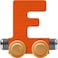 NameTrains Bright Letter Car F - Made in USA (Orange)