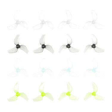 BETAFPV 16pcs Gemfan 1219S 3-Blade Propellers with 1.0mm Shaft Hole Compatible for 0702 Series Brushless Motor, FPV Racing Drone Like Air65 Brushless Drone Metor65 Brushless Quadcopter