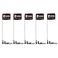 INJORA 15cm Metal Antenna with Flag for TRX4M SCX24 AX24 FCX18 FCX24 1/18 1/24 RC Crawler Car