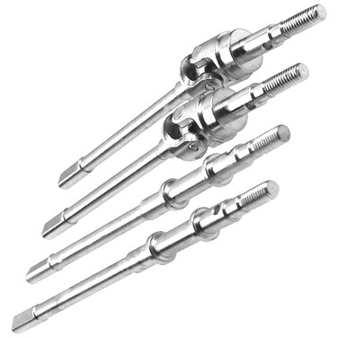 ShareGoo Steel Drive Shaft DriveShaft Front Rear SCX10 2 CVD Axle Compatible with Axial SCX10 II 90046 90047 1/10 RC Car Upgrade Part