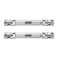 INJORA Stainless Steel Drive Shaft - D-Shaped Hole Driveshaft for FMS FCX18 LC80 Upgrade 1/18 RC Crawler