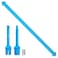 GoHobby Aluminum Main Drive Shaft Propeller Shaft &amp; Main Drive Shaft Joint Cups for Tamiya TT02 Upgrades, Replaces TAM54501 TAM54502