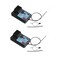 RCmall Flysky Receiver FS-GR3E Upgraded Waterproof Long Range AFHDS 3CH 2.4G Receiver for FS-i6X/FS-T6 / FS-i10 / TH9X /FS-GT2 /FS-GT2B /FS-GT3B /FS-GT3C/ FS-iT4S Transmitter for Crawlers (Pack of 2)