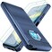 Osophter for Nokia XR20 Case,Nokia XR20 Phone Case with 2pcs Screen Protector Shock-Absorption Flexible TPU Rubber Protective Cell Phone Cover for Nokia XR20(Navy Blue)