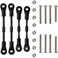HobbyMarking 1/10 RC Car Adjustable Steering Turnbuckle Camber Linkage Rod Set for Tamiya TT-02B Chassis Hop-up Upgrade Parts