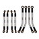 INJORA High Clearance Links Set - Stainless Steel Chassis Links for 1/18 RC Crawler FMS FCX18 LC80 Upgrade