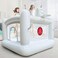 CHUNNIAN White Bounce House for kids 3-6 Inflatable Kid Big Ball Pit White Castle Playhouse with Pump for Toddler Easy to Set Up and Take Down Birthday Party Gifts 58.2 x 68.8 x 68.8 inch (jump house)