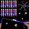 lpvoqpth 64 PCS Glow Flying Toys Sets(32 Slingshot+32 LED copters) Birthday Gifts Party Favors Glow in The Dark Party Supplies Summer Outdoor Game for Kids