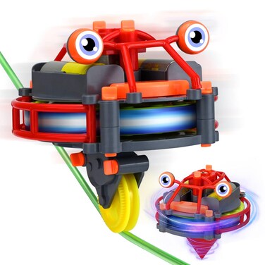 TPZAERK Novelty Toys Tightrope Walking Tumbler Unicycle, Walker Gyroscope Spinner Car Gyro, Anti Gravity Balance Robot