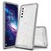 Rosebono Hybrid Graphic Design Pattern Case for TCL 20 Pro 5G (Star White Shell, Bumper, Shock-Absorbent, Smooth Finish, Phone Case)