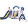 6-in-1 Toddler Slide, Kid Slide for Toddlers Age 1-3, Basketball Hoops, Football Gate, Golf Set, Slide and Swing Set, Indoor Outdoor Slide Toddler Playset Toddler Playground