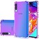 Gufuwo Case for Samsung A70, Galaxy A70S Cute Case Girls Women, Gradient Slim Anti Scratch Soft Clear TPU Phone Case Cover Shockproof Case for Samsung Galaxy A70/A70S (Purple/Blue)