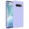 NUIMADL Liquid Silicone Case Compatible with Galaxy S10 Plus, Gel Rubber Full Body Protection Shockproof Cover for Galaxy S10 Plus 6.4 inch 2019 [Purple]