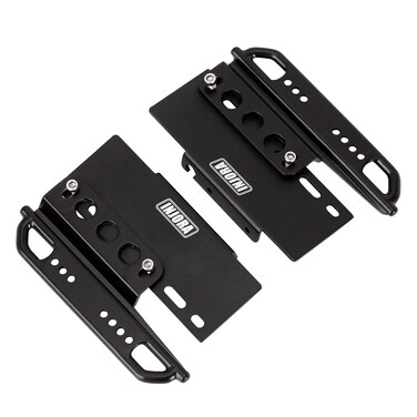 INJORA RC Side Pedal Set Metal Rock Sliders Upgrade Parts for Axial SCX24 C10 AXI00001 1/24 RC Crawler Car, 2PCS