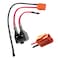 12 v Battery Wire Harness Connector Compatible with Power Wheels Kid Trax Kids Jeep for Replaceable 15A Fuse 12 Volt Ride on Toy Parts