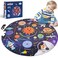 LovesTown 150PCS Solar System Floor Puzzles, Large Floor Puzzles for Kids Round Space Planets Jigsaw Puzzle Toys for Toddlers Children Birthday