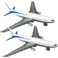 ArtCreativity Pullback Airplane Toys for Boys and Girls, Set of 2, Diecast 5 Inch Pull Back Plane Toys for Kids, Great Birthday Party Favors for Children, Goodie Bag Fillers, Gift Idea