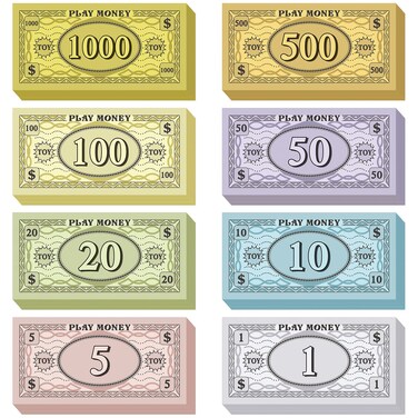 Sotiff 800 Pieces Replacement Play Money Set Prop Money Game Money Play Money for Kids Board Games 8 Denominations: $1000, 500, 100$, 50, 20, 10,$5, 1