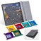 Becko US Jigsaw Puzzle Board with 6 Sorting Trays &amp; Felt Cover, Foldable Puzzle Mat with Auxiliary Lines for Puzzle Storage Saver, Lightweight &amp; Portable, for 1000 750 500 Piece Jigsaws Puzzles