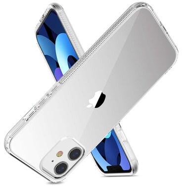 GREATRULY Non Slip Protective Clear Case for iPhone 12 Mini 5.4 Inch (2020),Durable Drop Proof Phone Case,Crystal Transparent Shockproof Slim Soft TPU Bumper Silicone Cover Shell,Clear