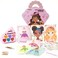 Mideer 4 in 1 Art Craft Kits for Kids, Princess Dress Up Game Set with Diamond Painting &amp; Scratch Paper Art, Paper Fantasy Makeup Activity Art Craft Kits for Girls Age 3 4 5 6 7 8