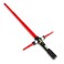 MewduMewdu Light up Saber Toy with Electronic Lights and Sound Effect for Kids and Adults, Red LED Retractable Force FX Saber Sword Toy as Party, Halloween, Holiday, Birthday Gift