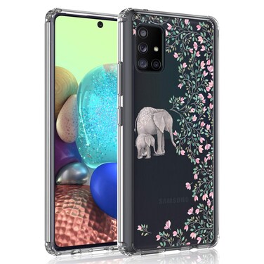 SYONER Clear Phone Case Cover for Samsung Galaxy A71 5G (6.7", 2020) [Not for A71 5G UW from Verizon] [Elephant]