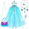 Princess Dress Up for Kid 3 4 5 6 Years Old,Toddler Girls Toys Princess Cape Set for Girls Ages 3-8 4-7,Pretend Play Fairy Dress Party Costume Gifts for Birthday,Christmas,Thanksgiving &amp; Role Play
