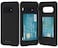 GOOSPERY Galaxy S10e Wallet Case with Card Holder, Protective Dual Layer Bumper Phone Case (Black)