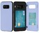 GOOSPERY Galaxy S8 Wallet Case with Card Holder, Protective Dual Layer Bumper Phone Case (Lilac Purple)