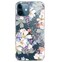 BAISRKE iPhone 12 Mini Case,with Flowers,for Girly Women,Shockproof Clear Floral Pattern Hard Back Cover for Phone 5.4 inch 2020 - White Floral