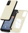 GOOSPERY Galaxy S20 Wallet Case with Card Holder, Protective Dual Layer Bumper Phone Case (White)