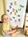 LIENO ROSIO 16 Big Funny Zoo Animals Magnets for Toddlers Age 1-3 - Refrigerator Magnets for Kids Animal Toys for Toddlers 1-3 Magnetic Toys Toddler Toys Age 1-2 Educational Toys for 1 Year Old