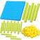 121 Pieces Base Ten Blocks 3 Color Plastic Base Number Concepts and Counting Base Units Tens and Ones Blocks Kids Educational Cubes Math Learning Tools for Teachers Kindergarten 1st 2nd 3rd Grade